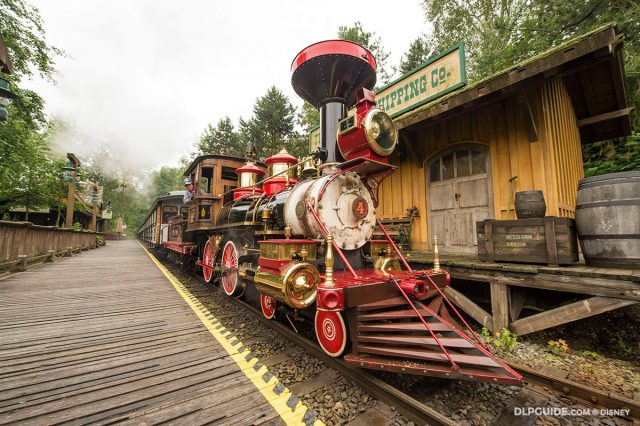 Disneyland Railroad Frontierland Depot at Disneyland Paris