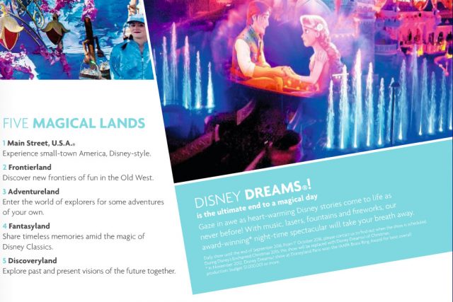 New 2016/2017 Disneyland Paris Brochure