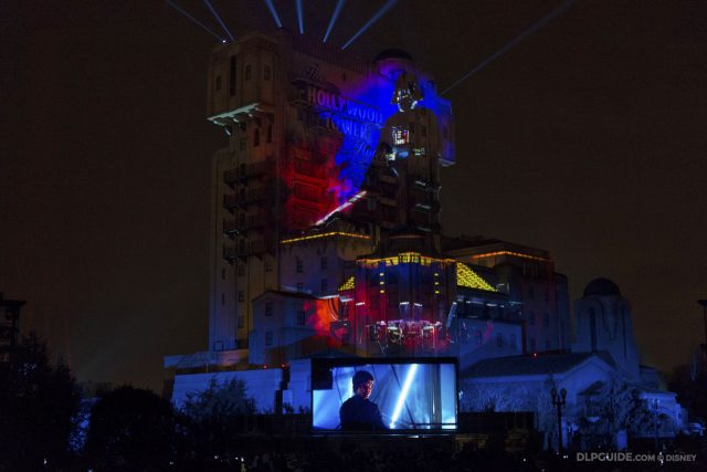 Darth Vader and Luke Skywalker clash at Cloud City in The Empire Strikes Back - Star Wars: A Galactic Celebration at Disneyland Paris Season of the Force