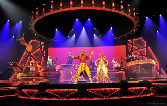 The Lion King: Rhythms of the Pride Lands musical stage show at Disneyland Paris
