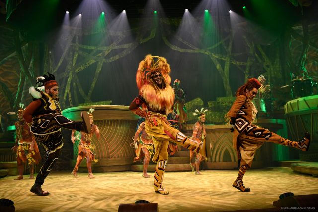 The Lion King: Rhythms of the Pride Lands musical stage show at Disneyland Paris poster art