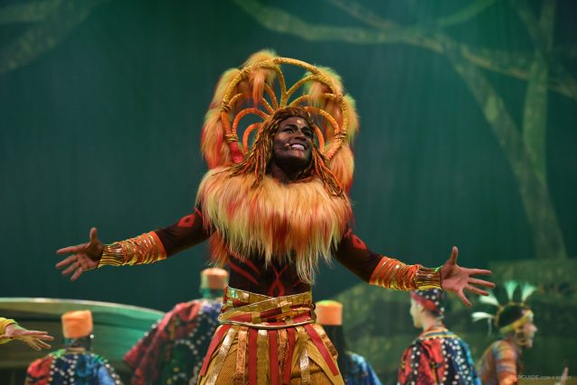 The Lion King: Rhythms of the Pride Lands musical stage show at Disneyland Paris poster art