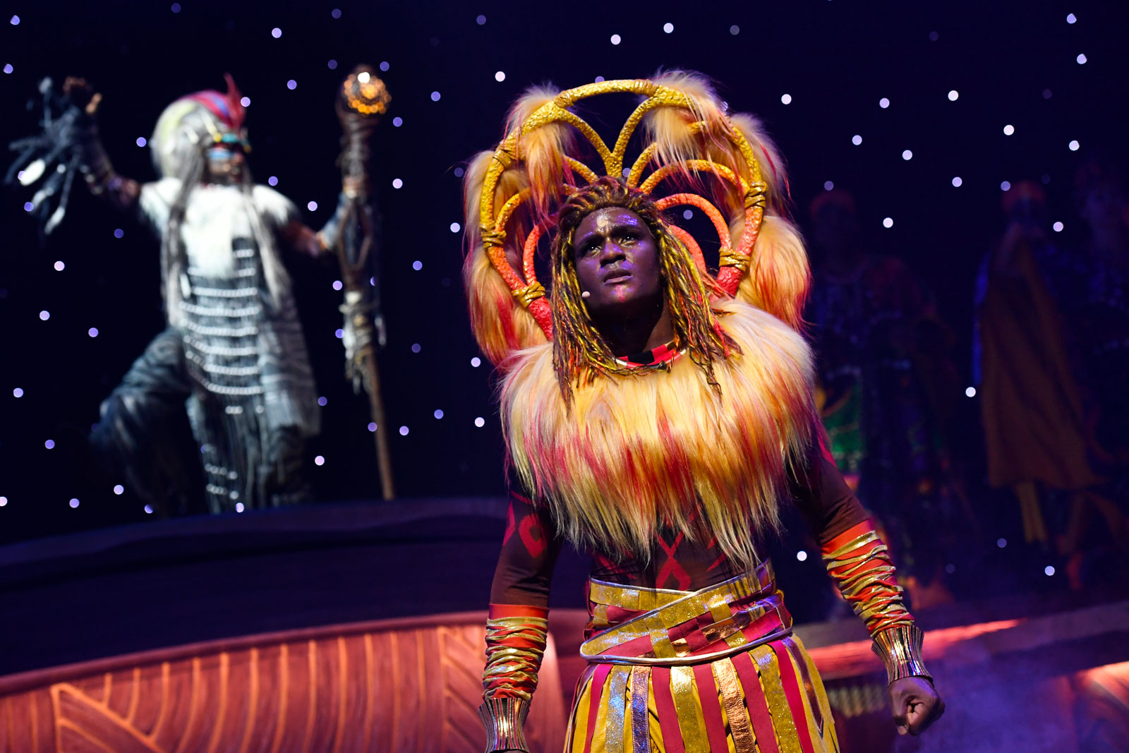 The spectacular Lion King: Rhythms of the Pride Lands show