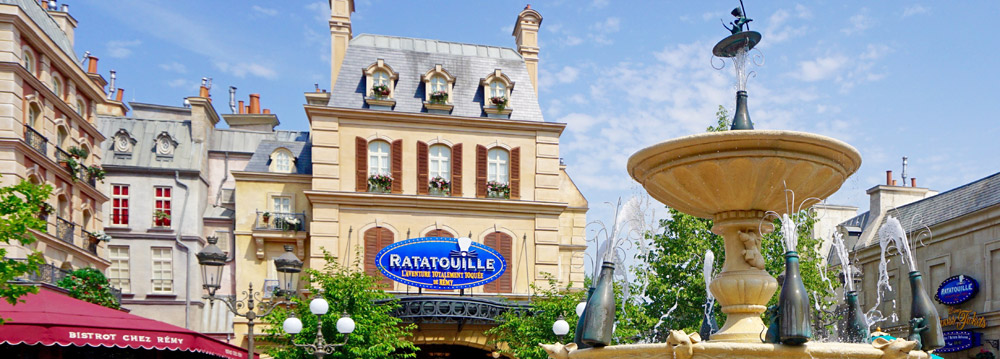 Disneyland Paris DLP Ratatouille / Paris Neu Disney Glas 